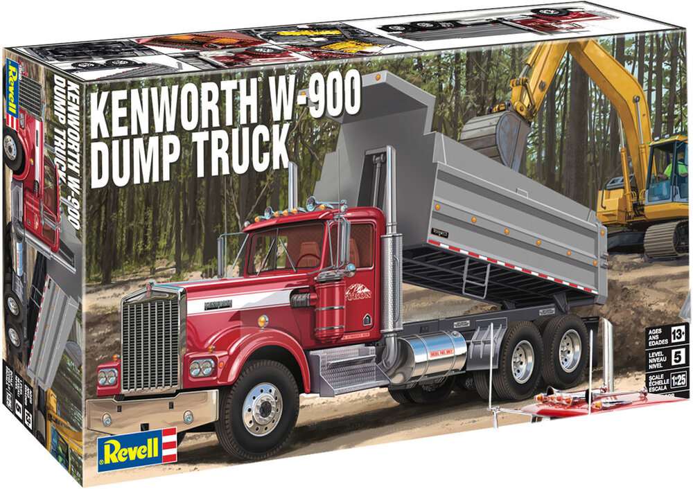 Revell 12628 Kenworth W-900 Dump Truck 1:25