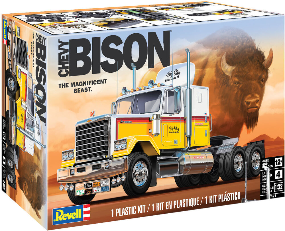 Revell 17471 Chevy Bison Semi Truck 1:32