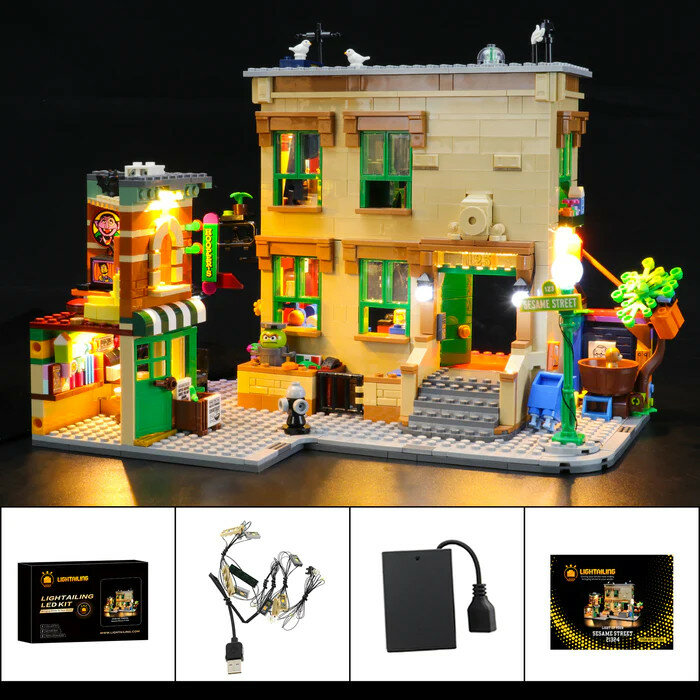 LED Verlichting voor LEGO 21324 Sesame Street LGK394