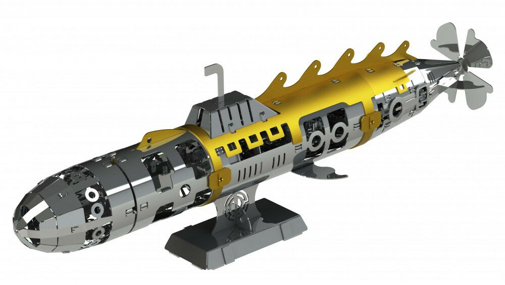 Metalen bouwdoos Duikboot Elusive Nautilus #MT045