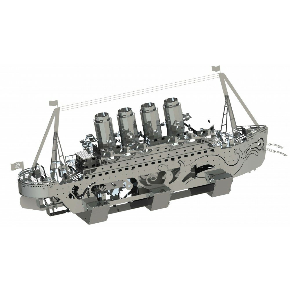 Metalen bouwdoos Titanic Schip Lost at Sea #MT044