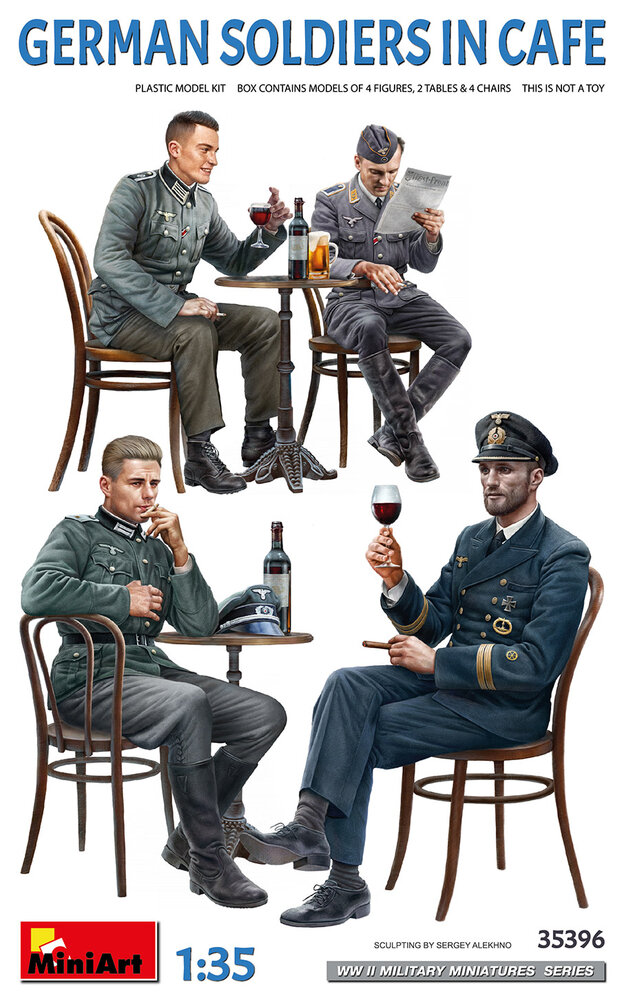MiniArt 35396 German Soldiers in Cafe 1/35