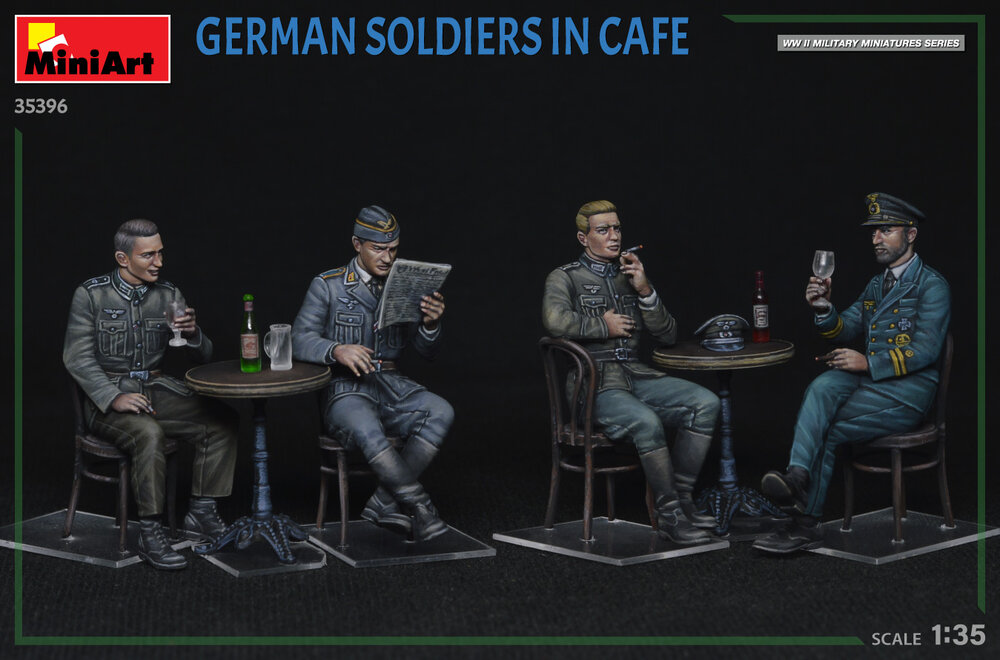 MiniArt 35396 German Soldiers in Cafe 1/35
