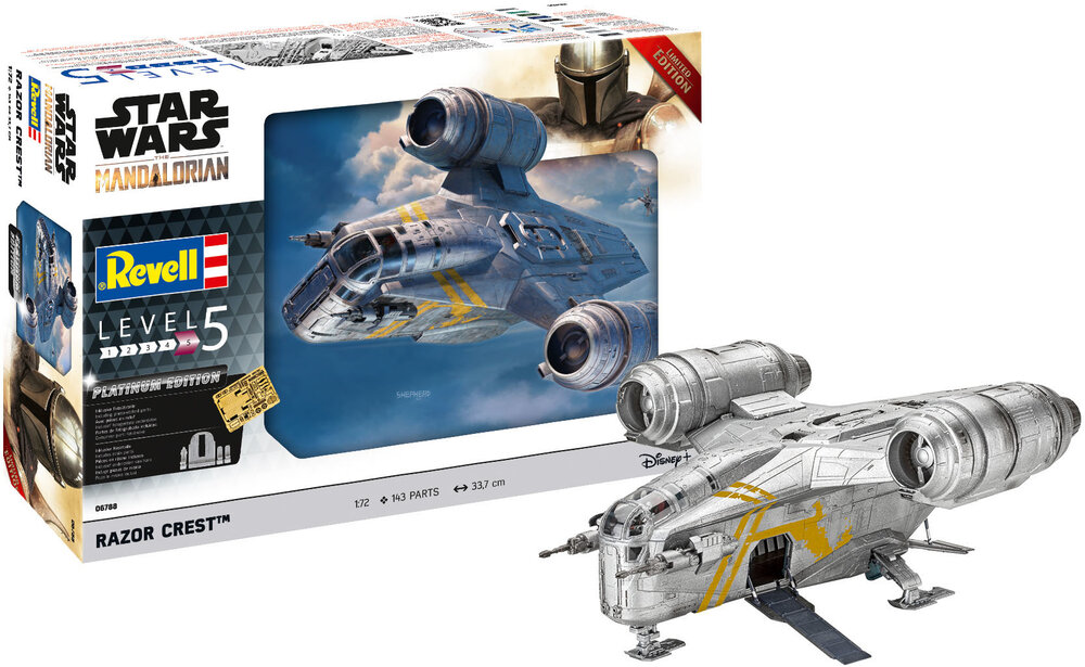 Revell 06788 The Mandalorian: Razor Crest Platinum Edition 1:72