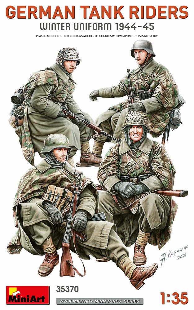 MiniArt 35370 MiniArt German Tank Riders Winter Uniform 1/35