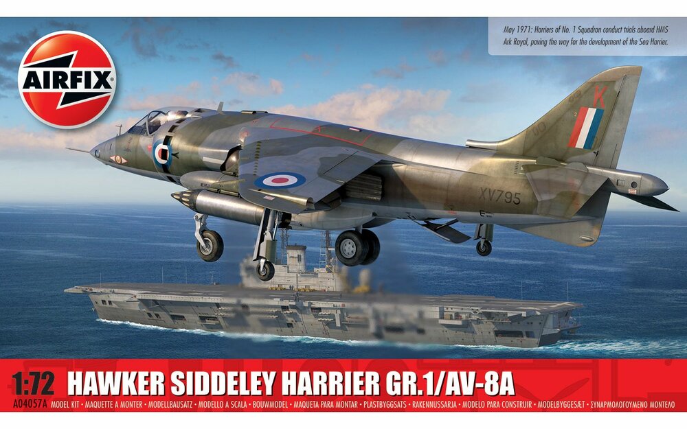 Airfix 04057A Hawker Siddeley Harrier GR.1/AV-8A 1:72