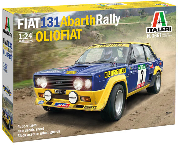Italeri 3667 FIAT 131 Abarth Rally OLIO FIAT 1/24