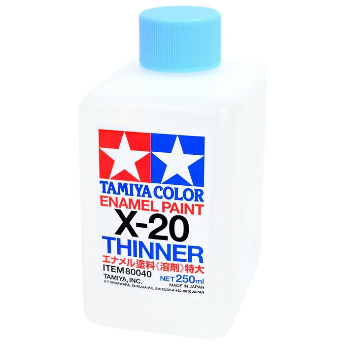 Tamiya X-20: Enamel Thinner 250 ml #80040
