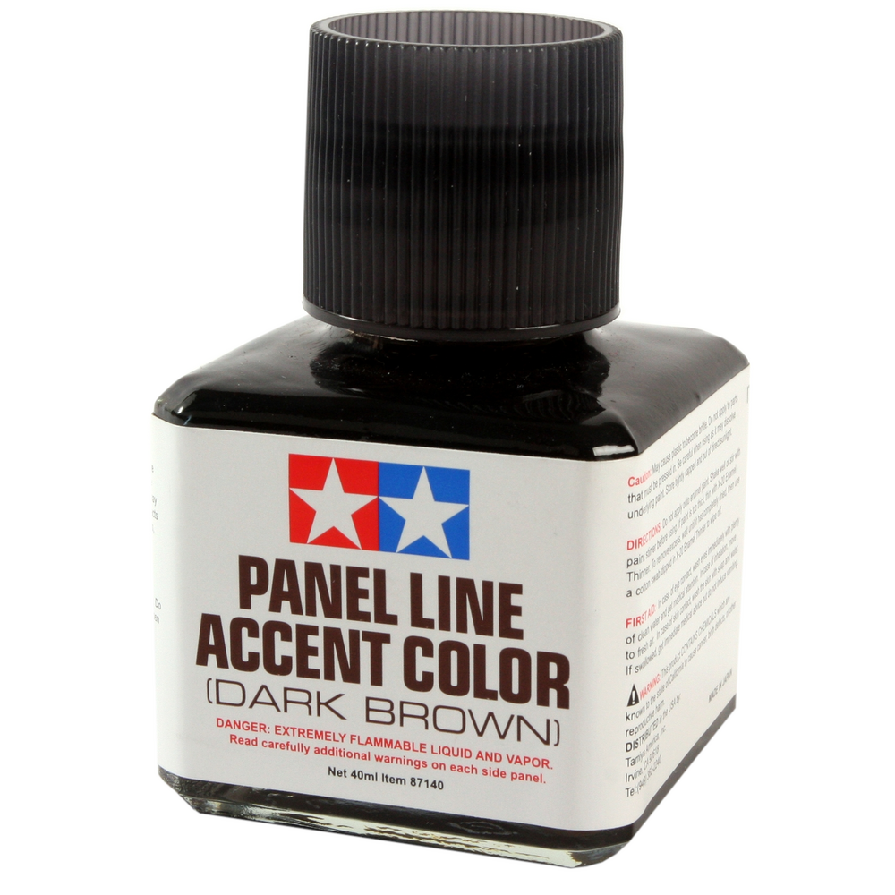  Tamiya Panel Line Dark Brown #87140
