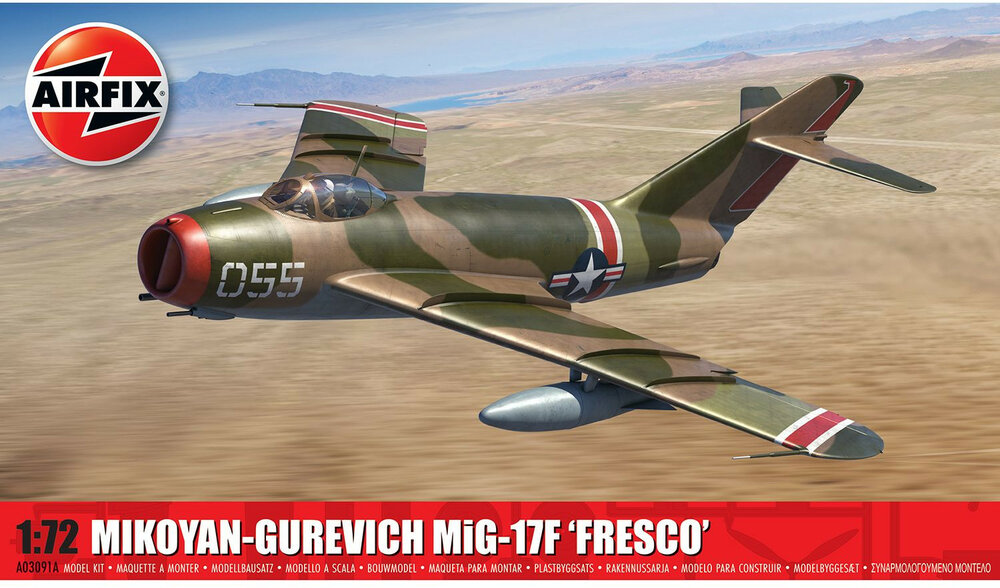 Airfix 03091A Mikoyan-Gurevich MiG-17F &#039;Fresco&#039; 1:72