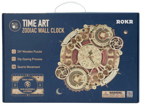 Robotime Zodiac Wall Clock #LC601