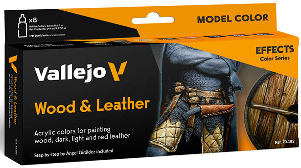 Vallejo Paint Set: Wood &amp; Leather (70.182)