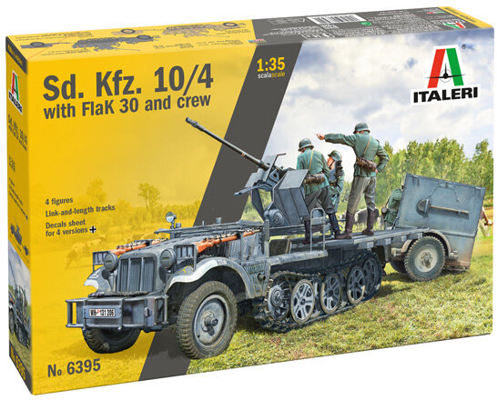 Italeri 6395 SD.KFZ.10/4 with FLAK 30 and Crew 1/35