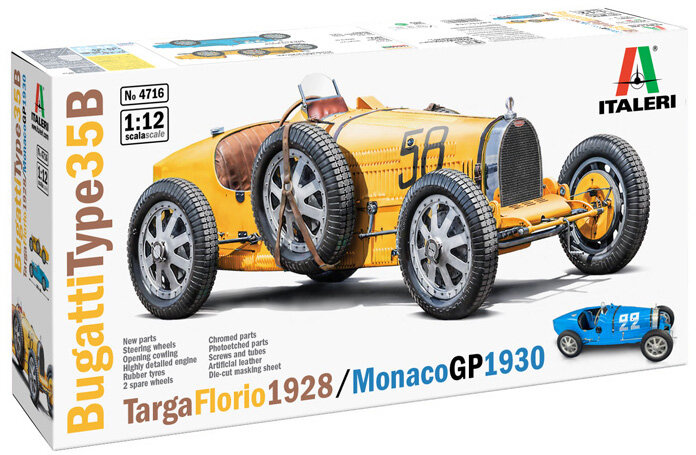 Italeri 4716 Bugatti Type 35B - Targa Florio &#039;28 / Monaco GP &#039;30 1/12