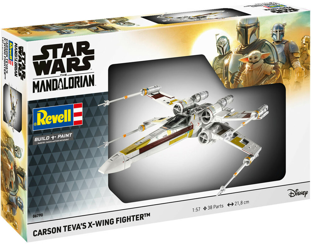 Revell 06790 Carson Teva&#039;s X-Wing Fighter: The Mandalorian 1/53