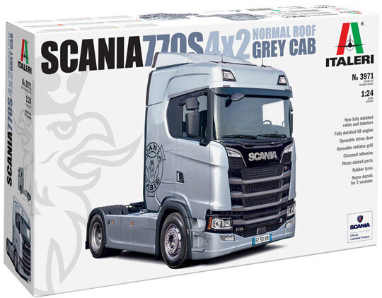 Italeri 3971 Scania S770 4x2 Normal Roof &quot;Grey Cab&quot; 1/24