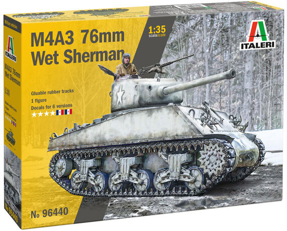 Italeri 96440 M4A3 76mm WET SHERMAN 1/35