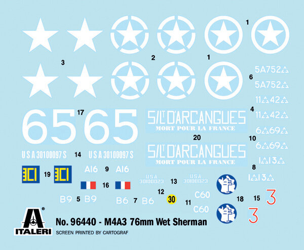 Italeri 96440 M4A3 76mm WET SHERMAN 1/35