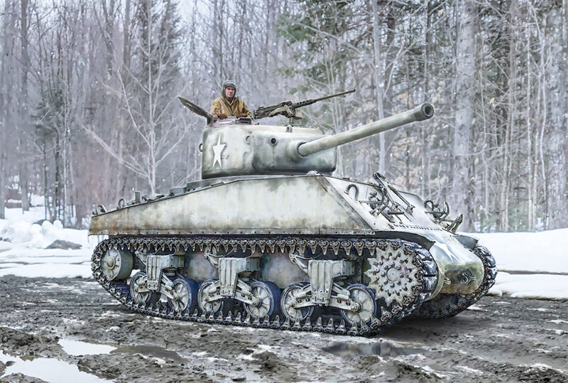 Italeri 96440 M4A3 76mm WET SHERMAN 1/35
