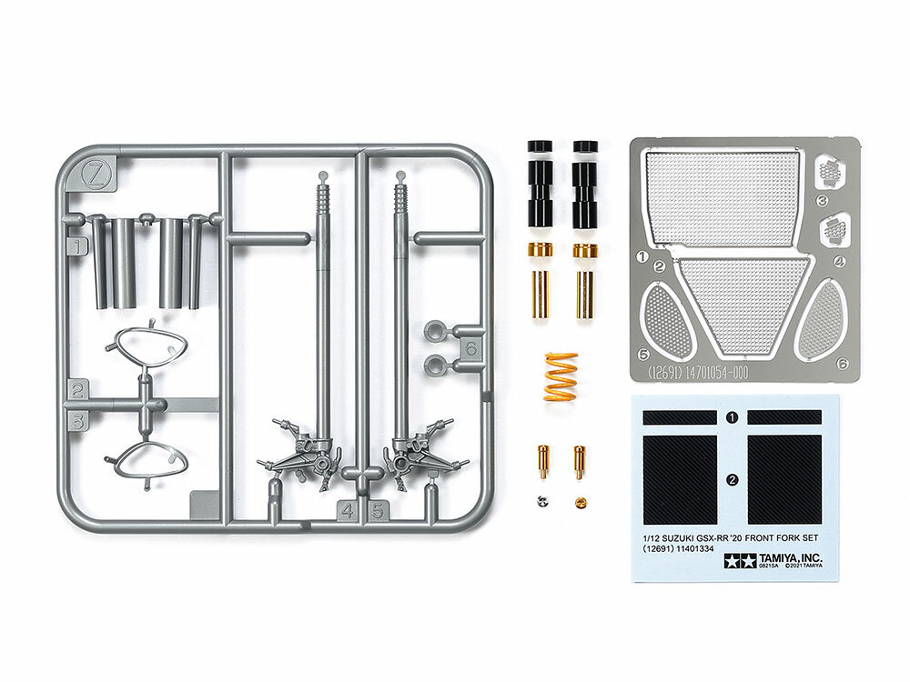 Tamiya 12691 Suzuki GSX-RR &#039;20 Front Fork Set 1/12