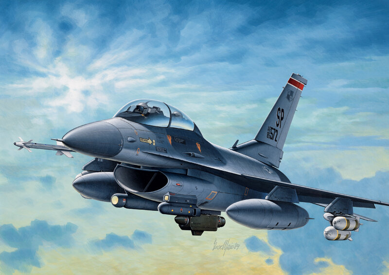 Italeri 0188 F - 16 C/D NIGHT FALCON 1/72