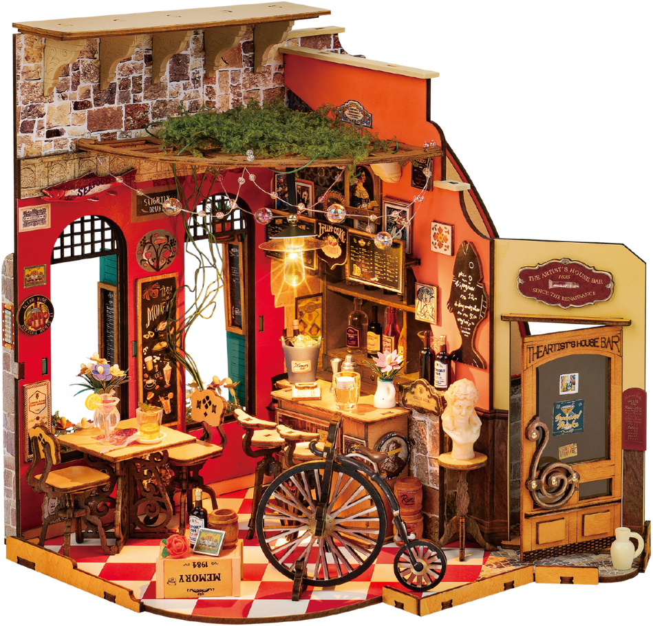 Robotime Cheers Bar &amp; Dining #DG173