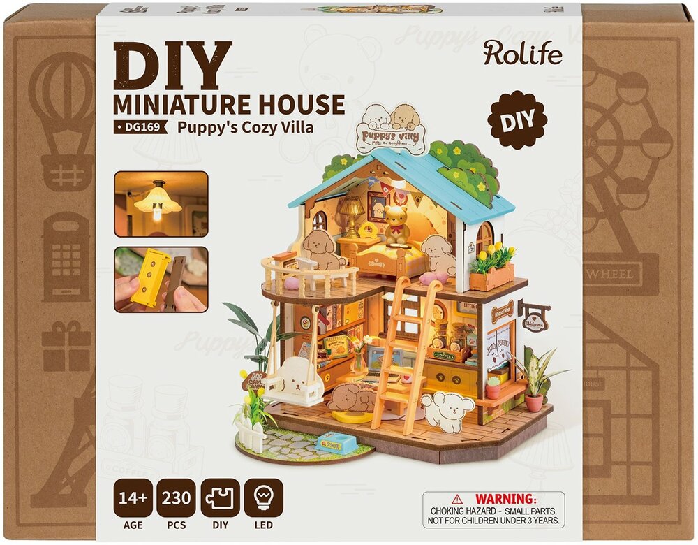 Robotime Puppy&#039;s Cozy Villa #DG169
