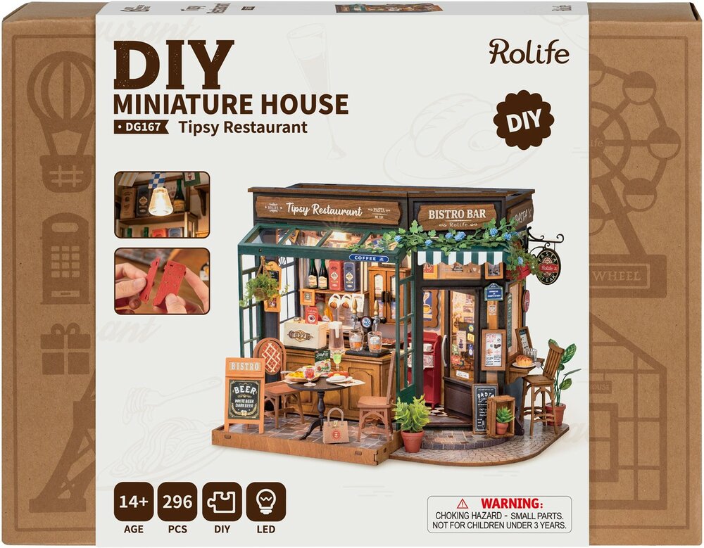Robotime Tipsy Restaurant #DG167