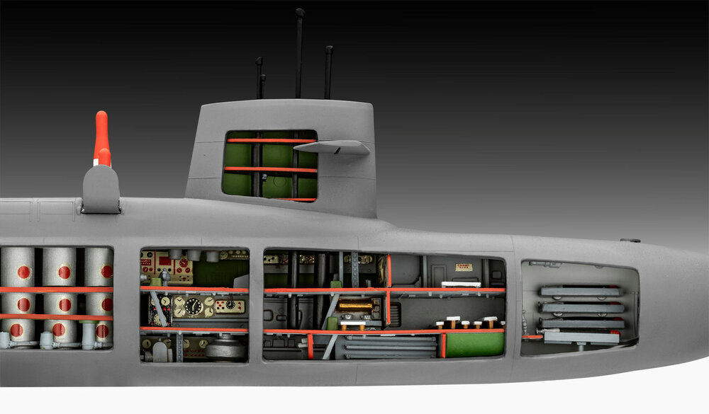 Revell 05185 S.S.B. Abraham Lincoln with Interior 1/253
