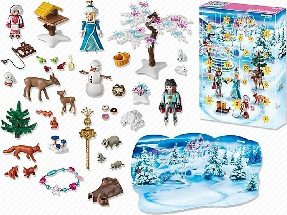 Playmobil 9008 Adventskalender Koninklijk Schaatsfeest