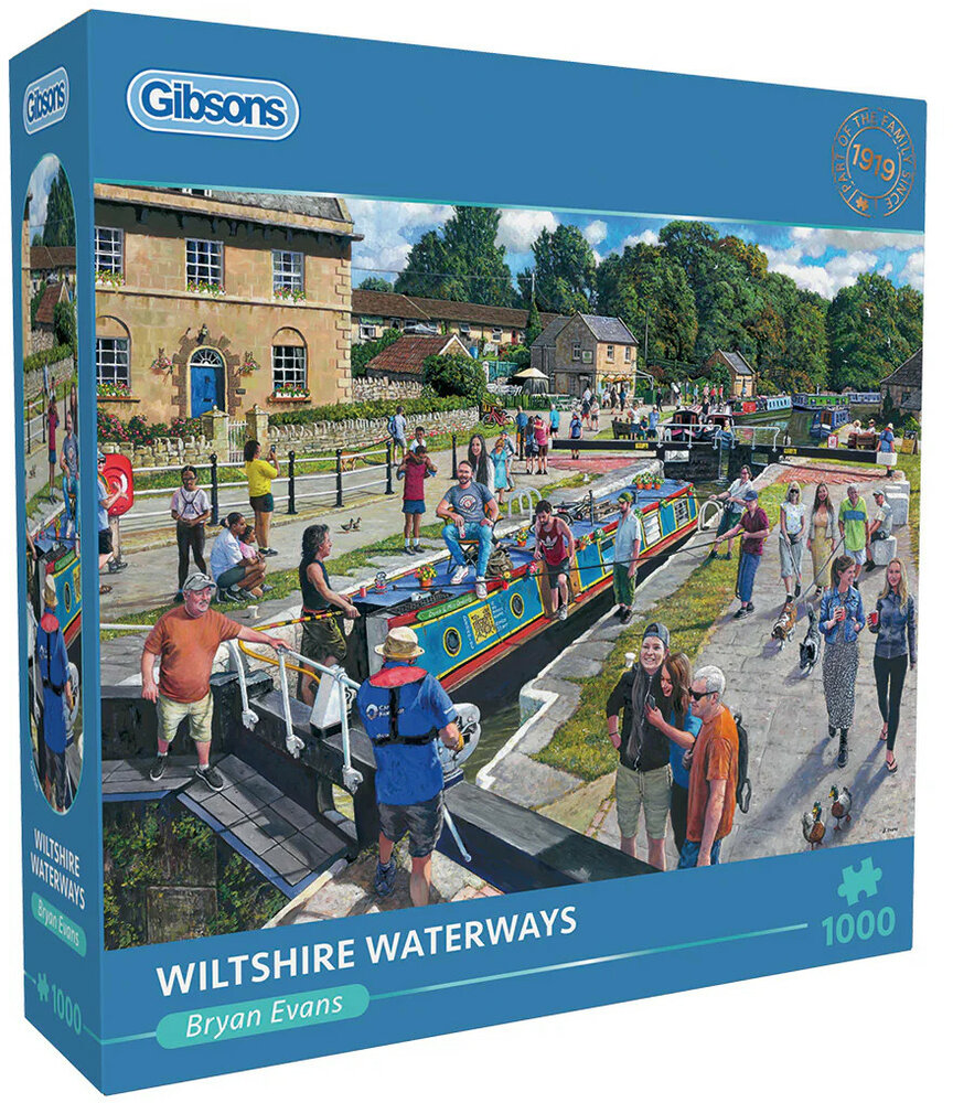 Gibsons Wiltshire Waterways #G6396 Puzzel