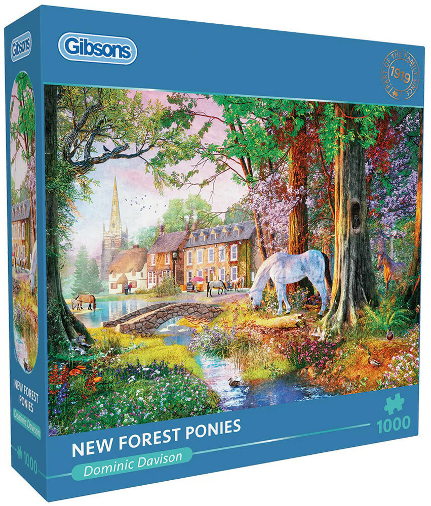 Gibsons New Forest Ponies #G6397 Puzzel