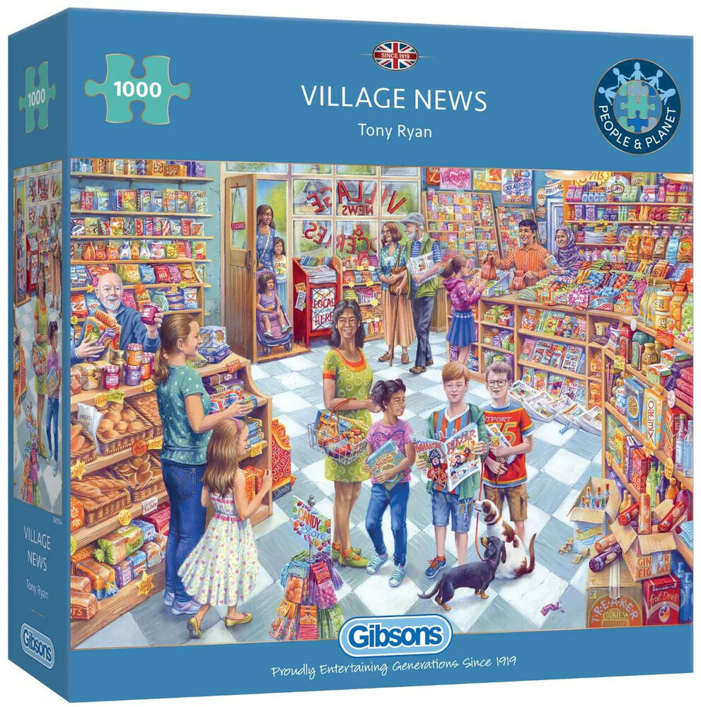 Gibsons Village News #G6354 Puzzel