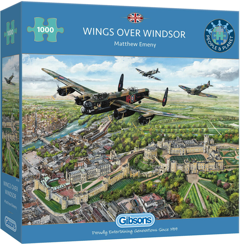 Gibsons Wings Over Windsor #G6356 Puzzel