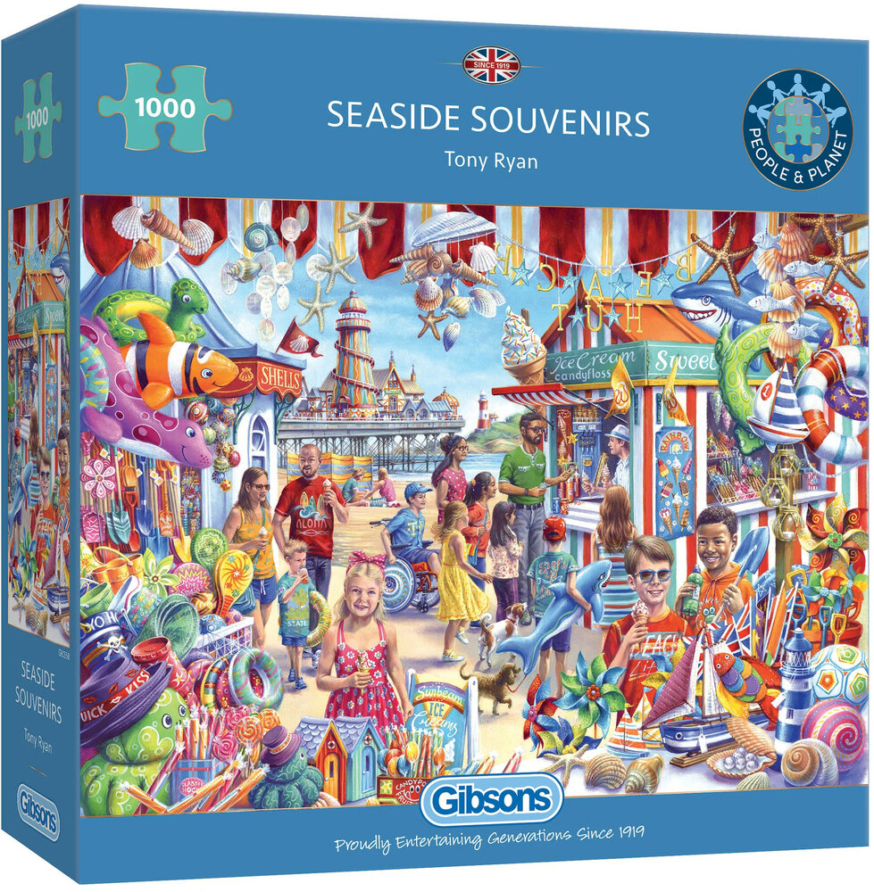 Gibsons Seaside Souvenirs #G6358 Puzzel