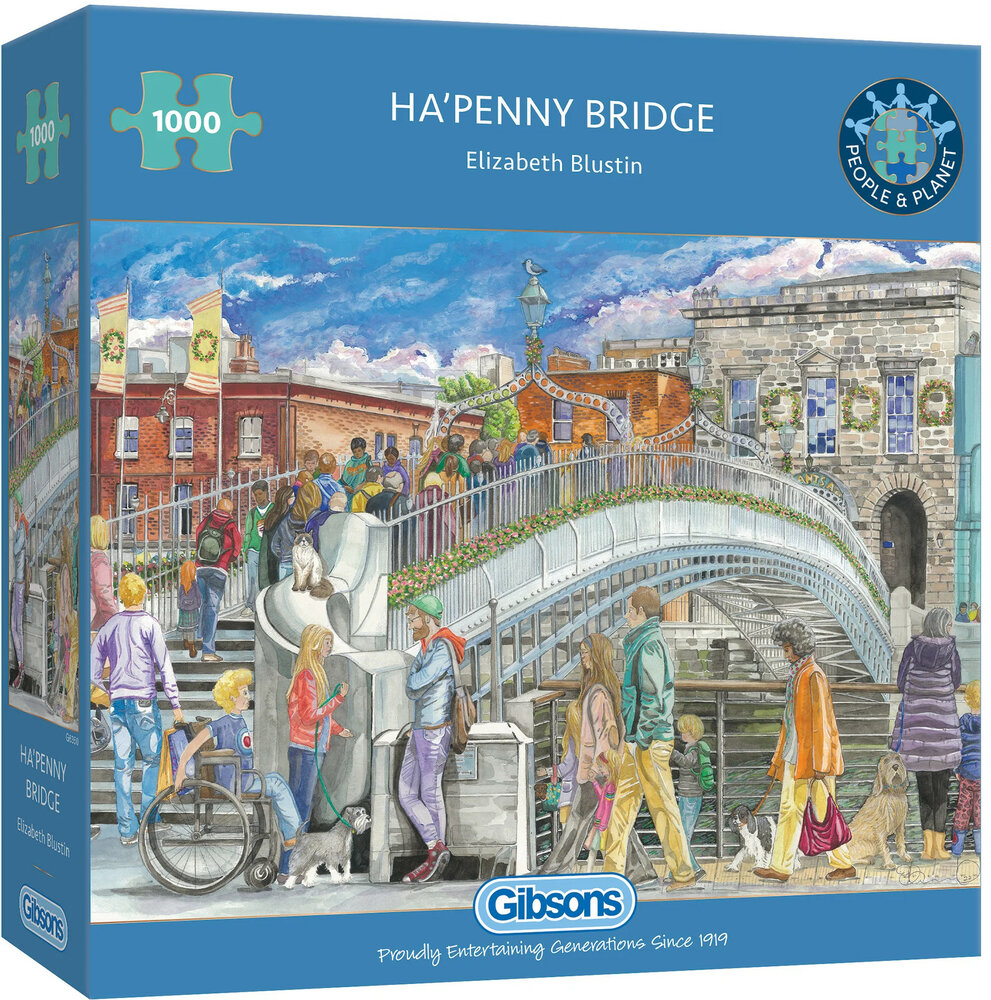 Gibsons Ha&#039;penny Bridge #G6350 Puzzel