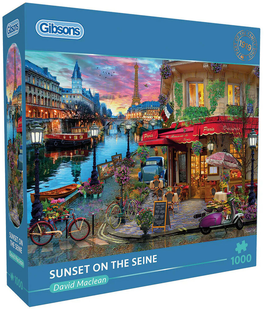 Gibsons Sunset on the Seine #G6384 Puzzel