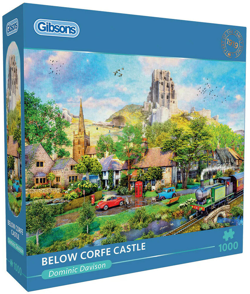 Gibsons Below Corfe Castle #G6394 Puzzel