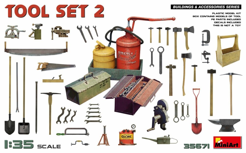 MiniArt 35671 Tool Set 2 1/35