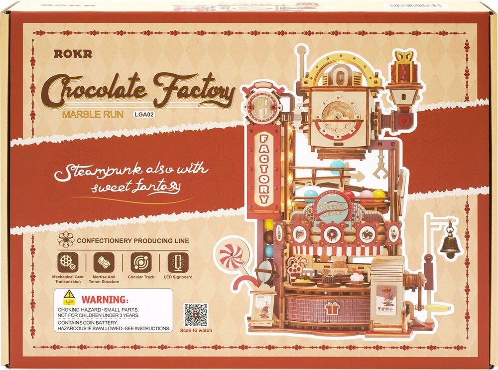 Robotime Chocolate Factory Marble Run #LGA02