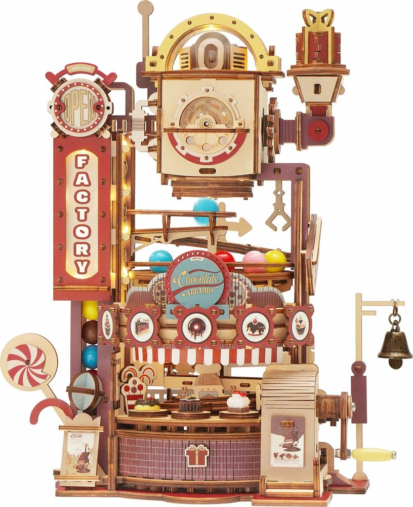 Robotime Chocolate Factory Marble Run #LGA02