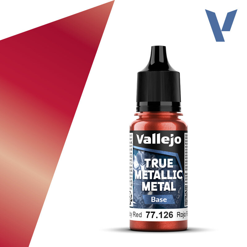 Vallejo 77126 Ruby Red - True Metallic Metal