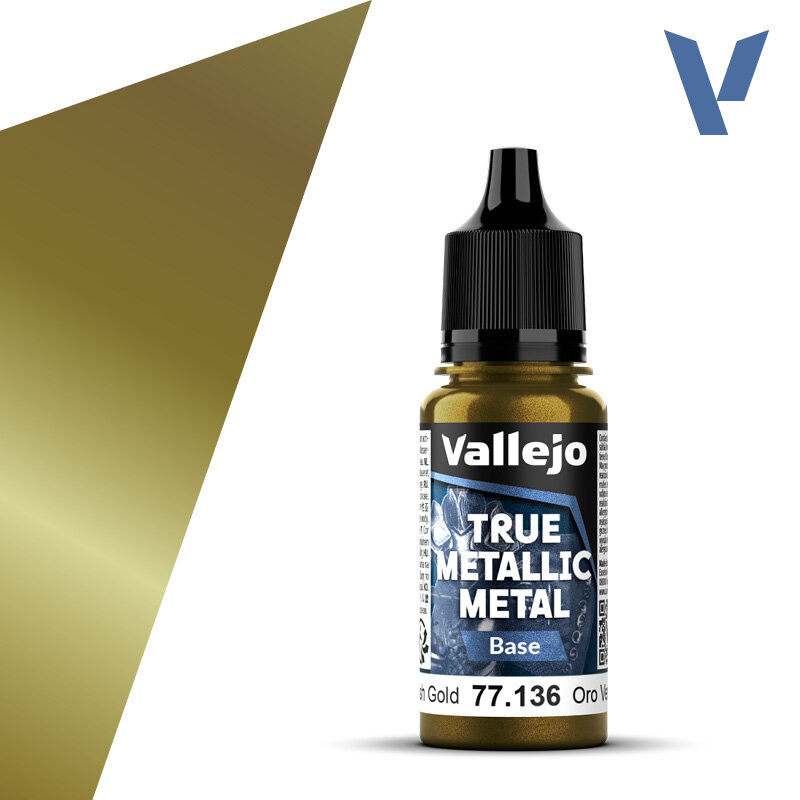 Vallejo 77136 Greenish Gold - True Metallic Metal