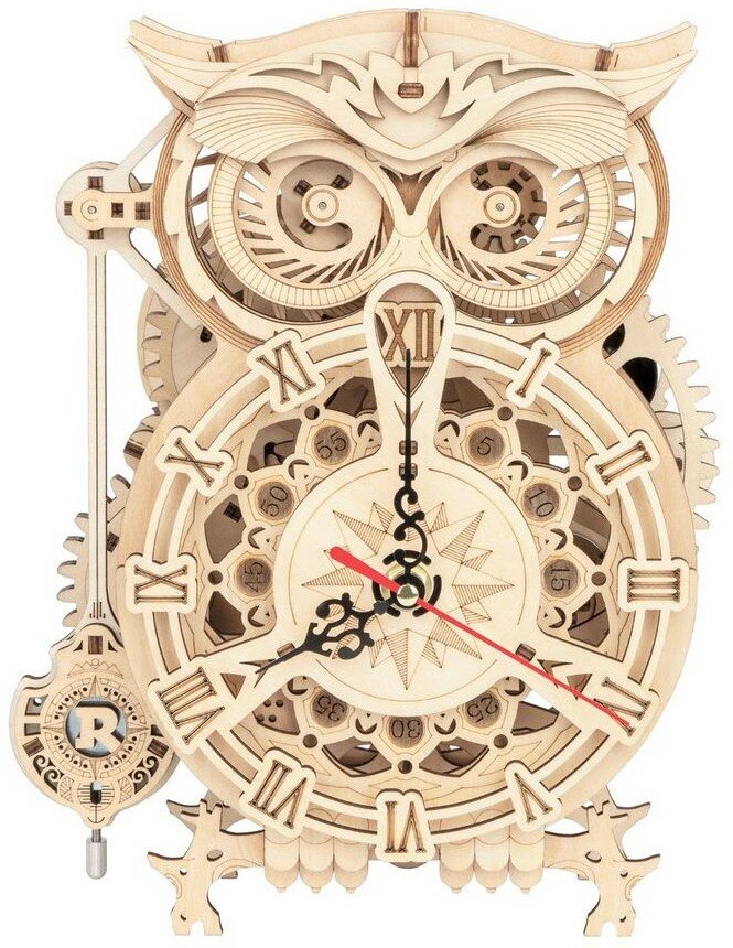 Robotime ROKR Owl Clock