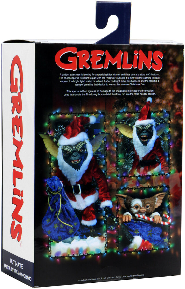 Gremlins Ultimate Santa Stripe and Gizmo Figure