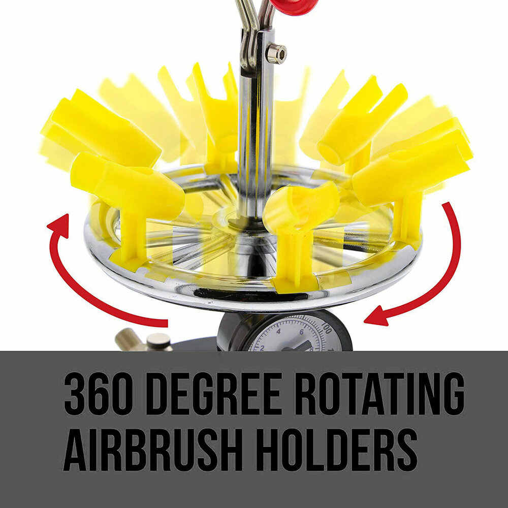 Airbrush 6-Delige Luchtsplitter met Houders