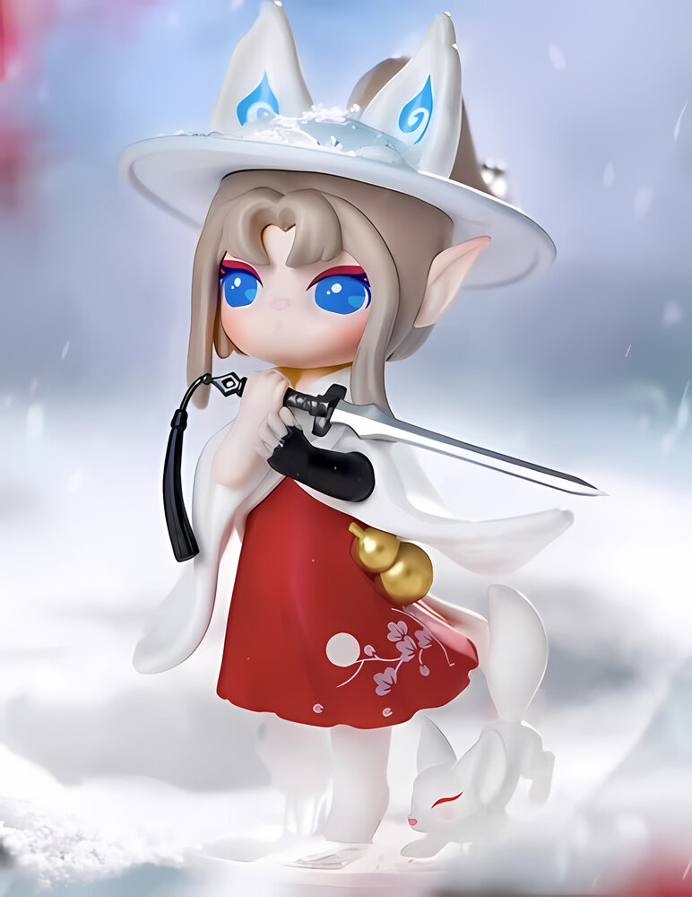 Rolife Suri's Nine Spirits of the Peach Blossom Land Snow Mountain Fox