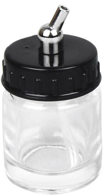 Leeg verf potje voor airbrush