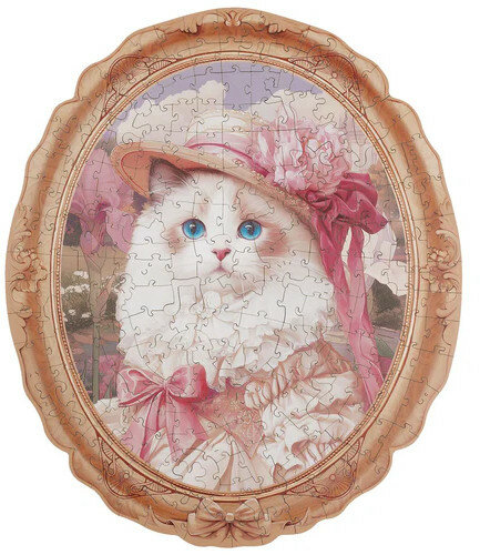 Robotime Rowood Springtime Kitty Portrait TA005