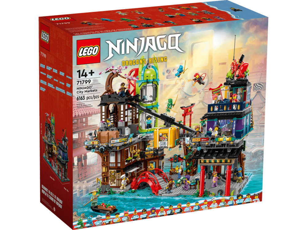 LEGO 71799 NINJAGO Stadsmarkten + LED Verlichting
